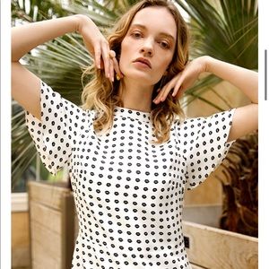 Lisou Pink Lip Printed Dress